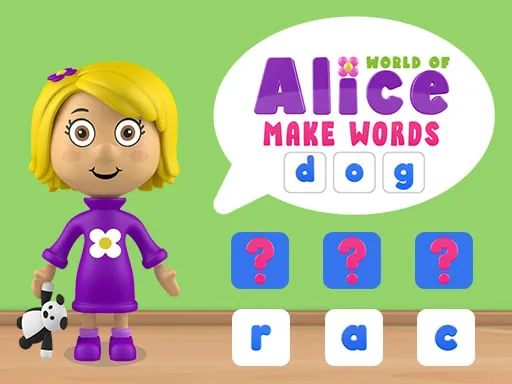 World of Alice   Make Words 